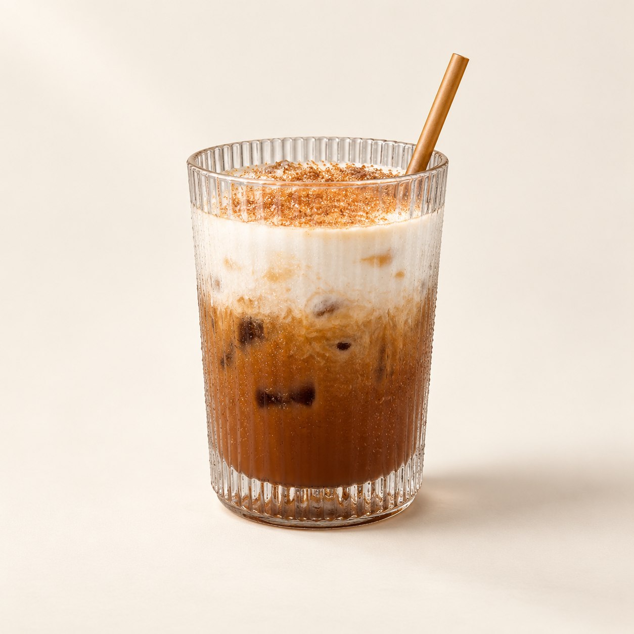 Cà phê muối with salted cream, recreated from the café’s menu photograph